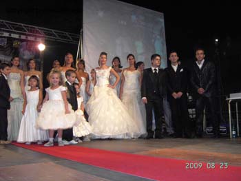 Foto di gruppo modelle e modelli