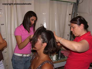 Preparazione acconciature