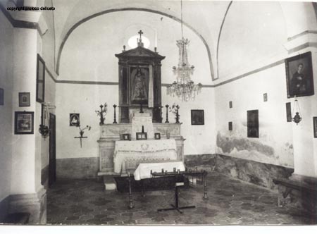 Cappella M.SS.Olmitello interno 1980
